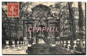 Postcard Old Paris 6th stop the Medicis fountain