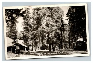 Vintage 1952 RPPC Postcard Middle Street Cloudcroft New Mexico