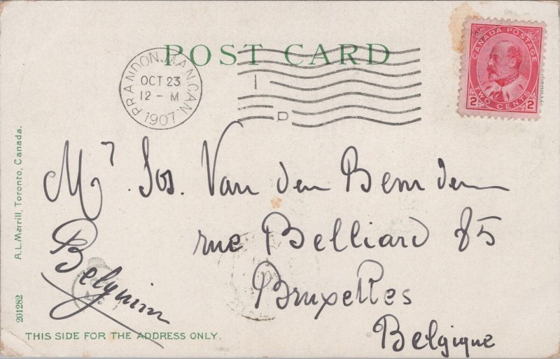 Canada City Hall Toronto Vintage Postcard C094