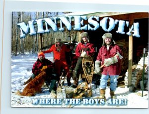 Postcard - Where The Boys Are! - Minnesota