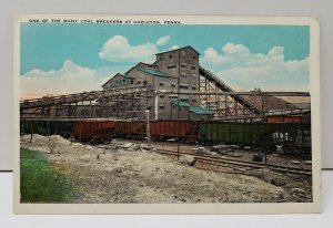 Hazelton Pennsylvania, One Of The Many Coal Beakers At Hazelton, Penna Postcard