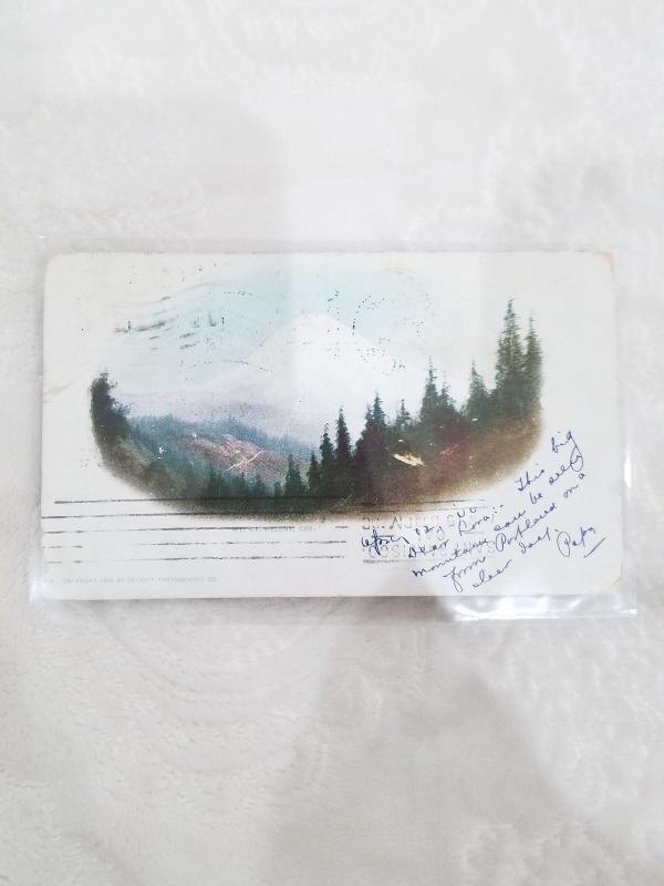 Antique Postcard. Portland, OR.   Mountain. Detroit Photographic Co. Maybe 218