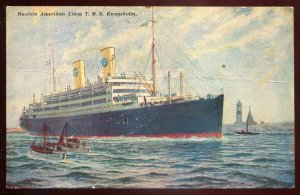 h2284 - Steamer KUNGSHOLM 1940s Swedish American Line