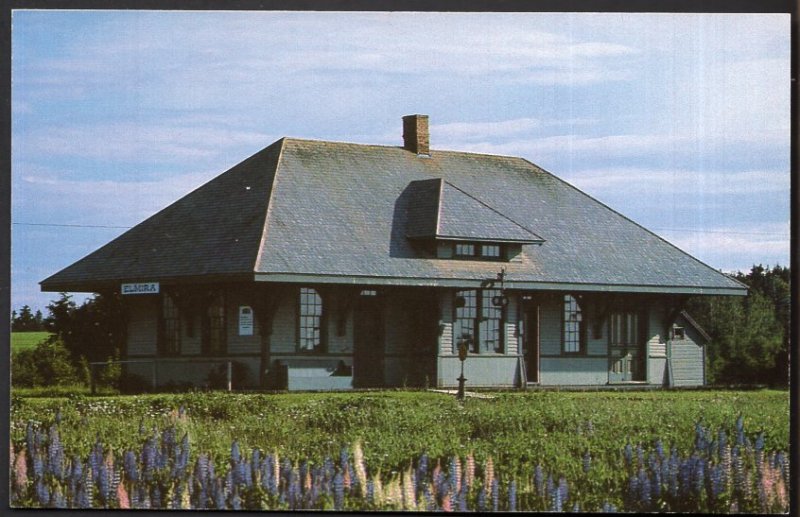 Prince Edward Island ELMIRA Station Museum Railway C.N.R. - Chrome