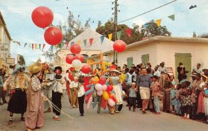 St. Croix U.S. Virgin Islands Street Scene, Christmas Festival, Clowns, PC U1152