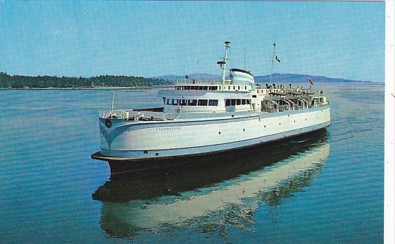 Canada Ferry M V Queen Of Tsawwassen British Columbia