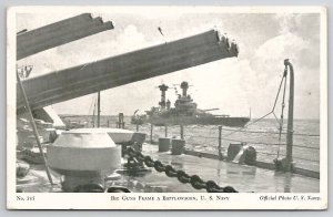 US Navy Battleship Big Guns Feoma A Battlewagon 1941 To Reading PA Postcard C34
