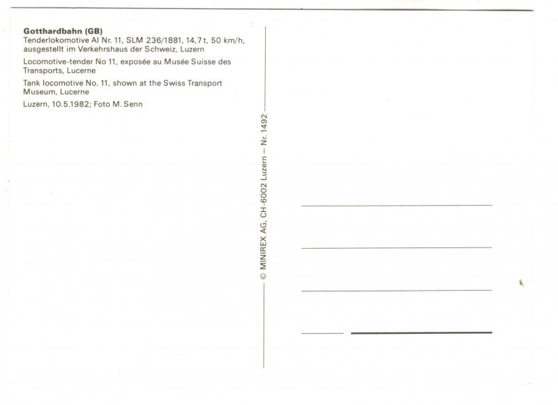 Tank Locomotive, Railway Train Engine