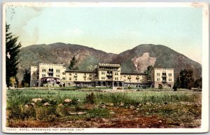 CA-California, Hotel, Arrowhead Hot Springs, Mountains In The Distance, Postcard