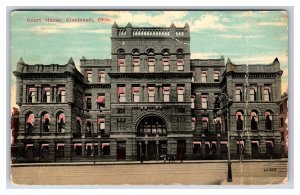 Hamilton County Courthouse Cincinnati Ohio OH 1912 DB Postcard V19