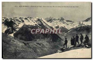 Old Postcard Militaria Alpine Hunters Savoy Alps Around Seez Becca Spout Lake...