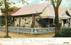 1905 Tent Dwelling Ocean Grove New Jersey Souvenir postcard 6224