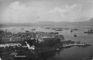 Corfu Greece Panorama View Real Photo Vintage Postcard AA49455