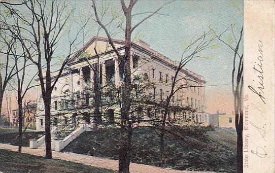 Virginia Richmond State Library 1907