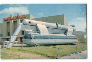 Dallas Texas TX Vintage Postcard Fair Park Trailblazer First Monorail Train