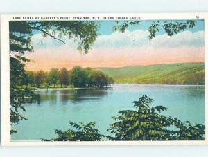 W-Border GARRETTS POINT Finger Lakes - Penn Yan - Near Geneva New York NY F3638
