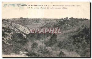 Old Postcard Paimpont Foret De Val Unwrap Huge Vallee Bolsec