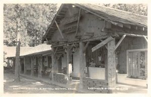 RPPC Ranchito Motel & Skytel, Quincy, CA Eastman Photo ca 1950s Vintage Postcard