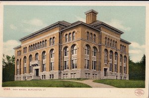 Postcard High School Burlington VT