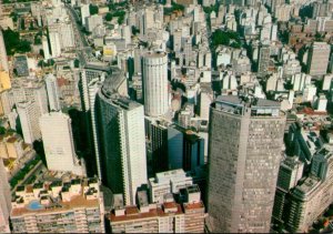 Brazil Sao Paulo Aerial View Of The City Center