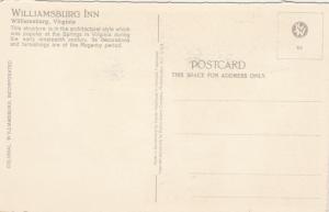 Williamsburg inn - Williamsburg VA, Virginia