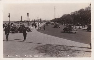 Argentine Buenos Aires Costanero Avenue Real Photo