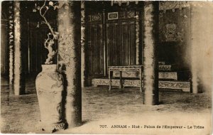 CPA AK INDOCHINA Annam Palais de l'Empereur, Le Trone VIETNAM (956964)