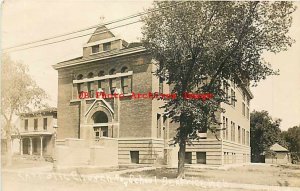 NE Beatrice Nebraska RPPC Catholic Church School 1913 PM