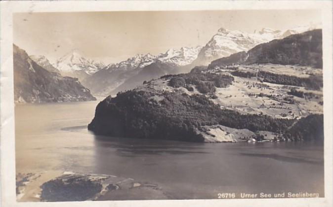 Switzerland Urner See und Seelisberg 1923 Photo