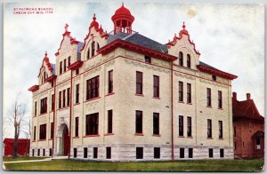 Saint Patrick School Green Bay Wisconsin WI Campus Building Postcard