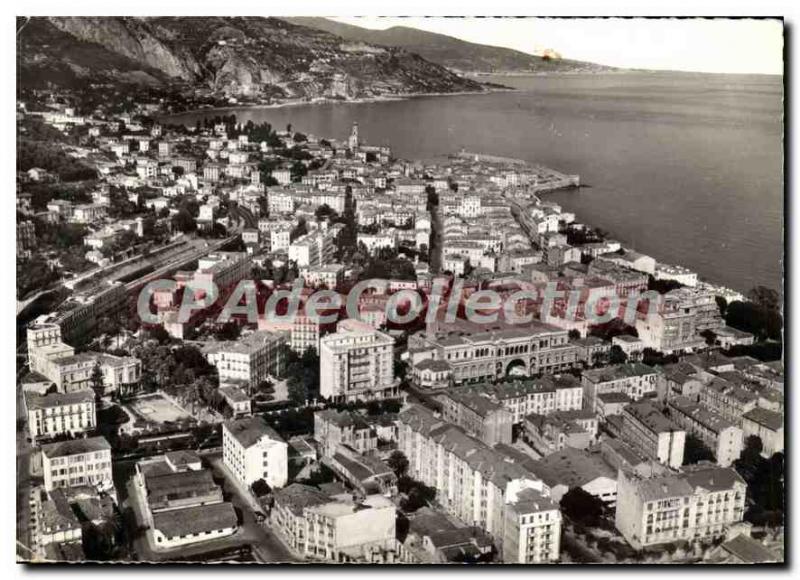 Modern Postcard Menton (A M) General view on the 2nd level in Italy