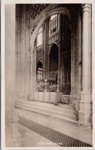 The Nave Alter Canterbury Cathedral Series England TUCK Real Photo Postcard D62