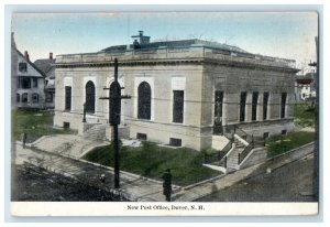 c1910's New Post Office Building Dover New Hampshire Unposted Antique Postcard