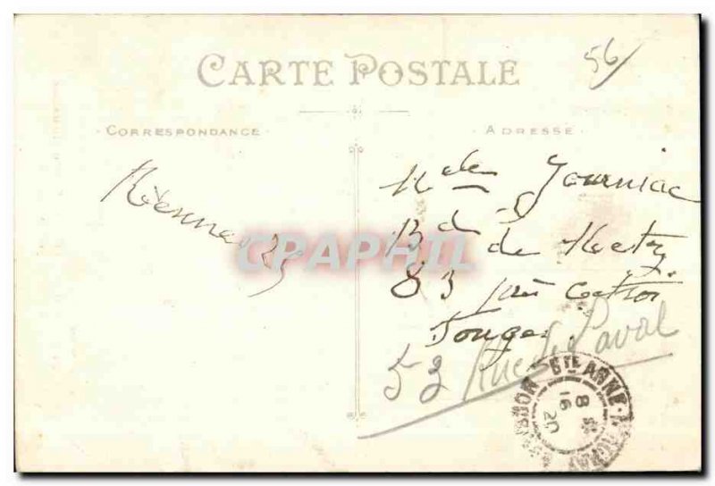 Postcard Old Ste Anne D Auray The Miraculous Fountain AI rear map Basslique