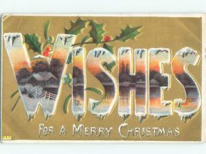 Divided-Back CHRISTMAS SCENE Great Postcard W8851