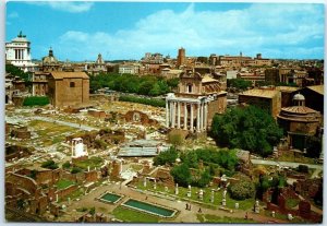 Postcard - Forum Roman (view panoramic) - Rome, Italy