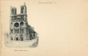 CPA MANTES-la-JOLIE-Église Notre-Dame (260628)