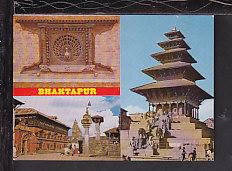 Multi View Bhaktapur,Nepal Postcard BIN 