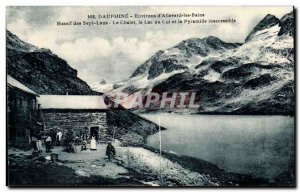 Dauphine Old Postcard Environs d & # 39Allevard les Bains Massif des Sept Laus