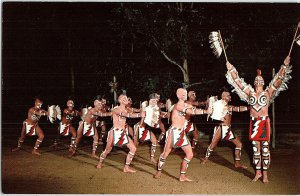 Chrome INDIAN SCENE Cherokee North Carolina NC AH9277