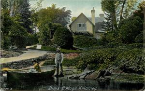 Vintage Postcard Dinis Cottage Killarney County Kerry Ireland