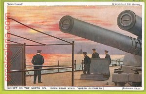 af7630 - VINTAGE POSTCARD Postcards - SHIP Queen Elizabeth NAVI-