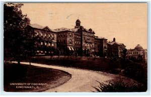 CINCINNATI, OH Ohio ~ McMicken Hall UNIVERSITY of CINCINNATI 1911  Postcard