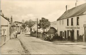 High Street Charmouth Dorset UK Queen's Armes Hotel George TUCK's Postcard E15