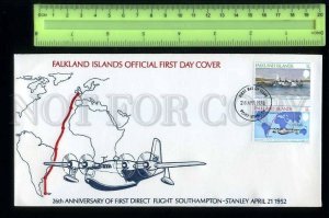 230072 FALKLAND 1978 direct flight Southampton-Stanley PLANES