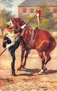 17th Lancers Harry Payne Artist Raphael Tuck #8637 Postcard