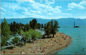 Canada British Columbia Kelowna Okanegan Lake Beach View