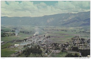 Aerial view of ARMSTRONG , B.C. ,  Canada , 50-60s