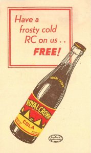 Postcard Arkansas Stamps Nehi Bottling Co Royal Crown Soda Advertising 22-13508