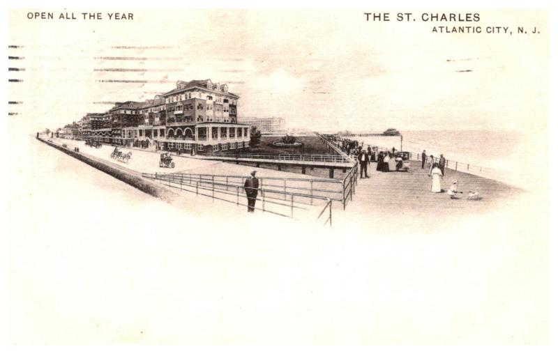 New Jersey  Atlantic City , The St. Charles Hotel on the boardwalk